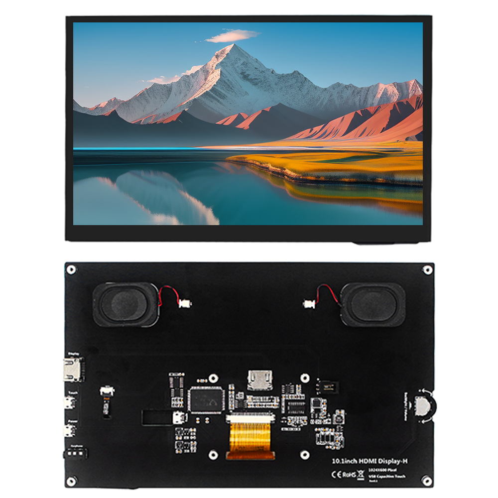 Raspberry Pi 10.1 Inch Capacitive Touch Screen Ips - Raspberry Pi için Stereo Hoparlörlü 10.1
