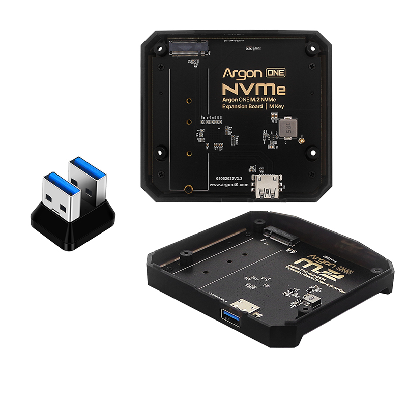 Argon One V3 M.2 Nvme Case - Argon ONE M.2 Genişletme Kartı USB