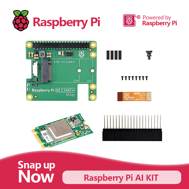 Raspberry Pi Ai Kit Hailo-8L - Raspberry Pi AI Kit, Hailo-8L hızlandırıcılı