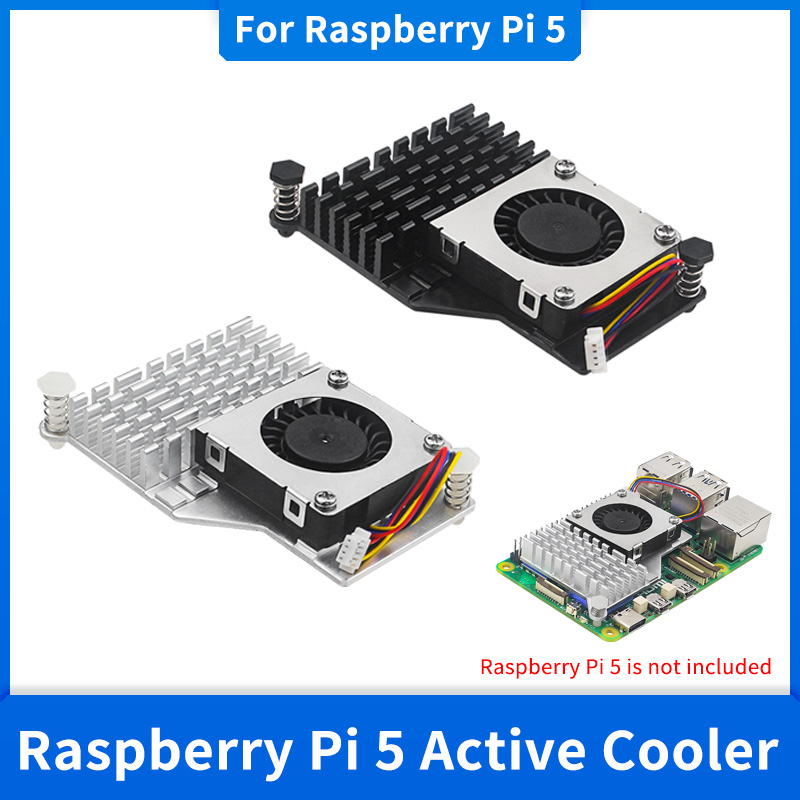 Raspberry Pi Water Cooling Kit - Ahududu Pi 5 aktif soğutucu Fan