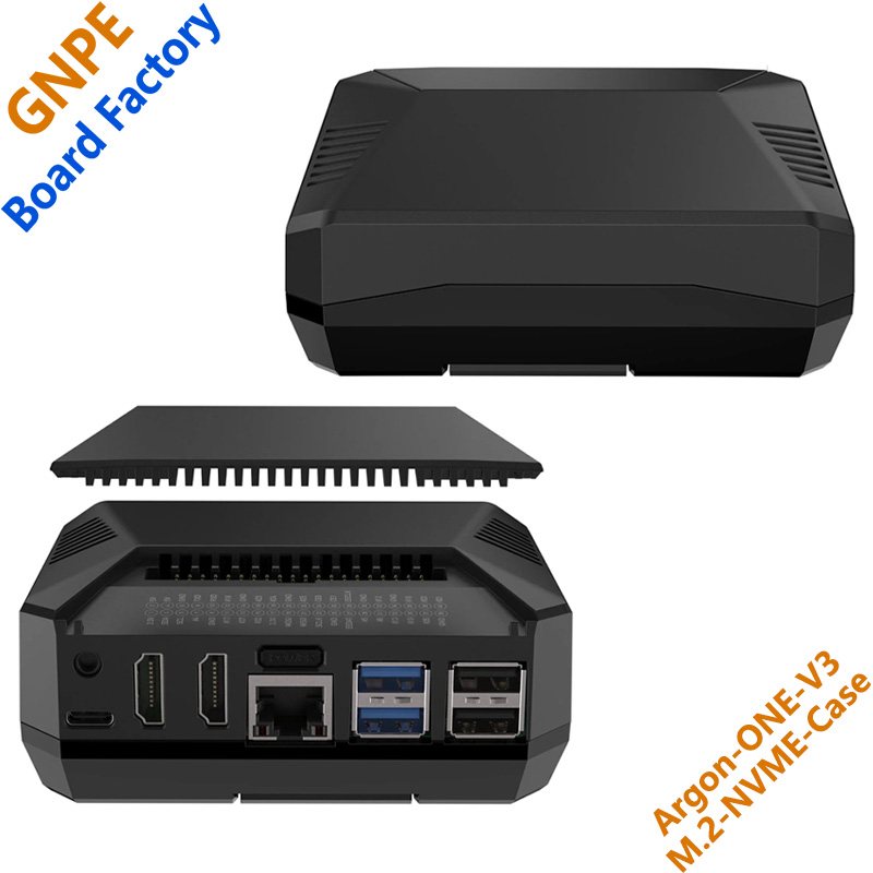 Argon One V3 M.2 Nvme Case - Raspberry PI 5 Kasa PCIe'den SSD'ye