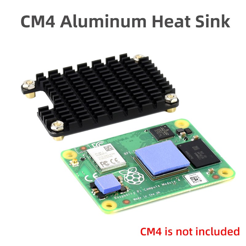 Raspberry Pi Water Cooling Kit - Ahududu Pi hesaplama modülü için silikon