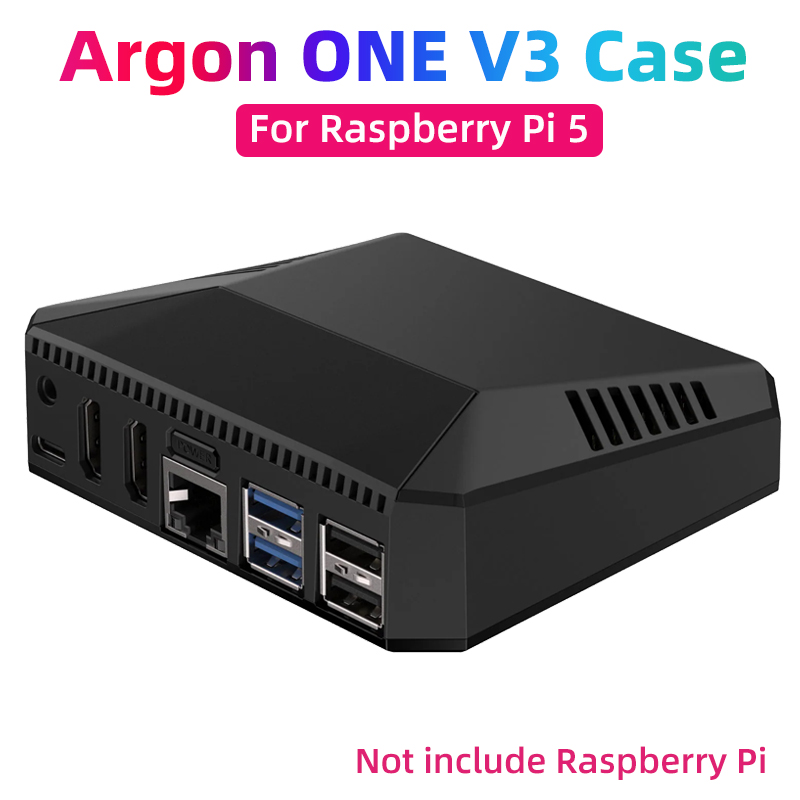 Argon One V3 M.2 Nvme Case - Argon bir V3 durumda ahududu Pi