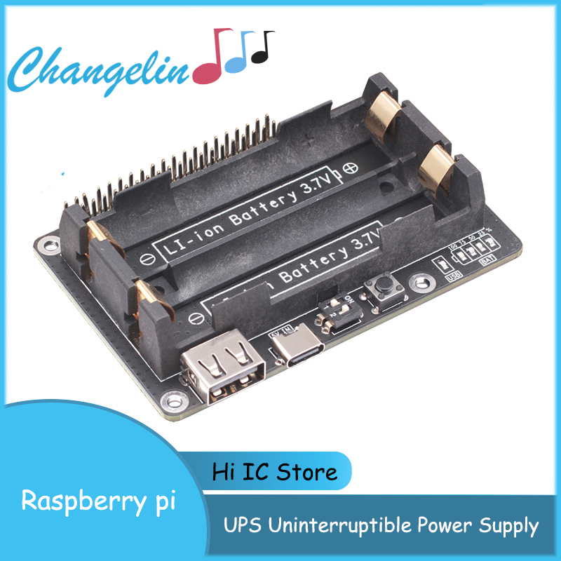 Raspberry Pi Uninterrupted Power Supply Ups 18650 - Ahududu Pi 18650 UPS kesintisiz güç