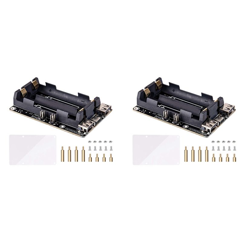 Hassas Doku-2X Raspberry Pi 4  - Raspberry Pi Uninterrupted Power Supply Ups 18650 incelemesi ve fiyatı