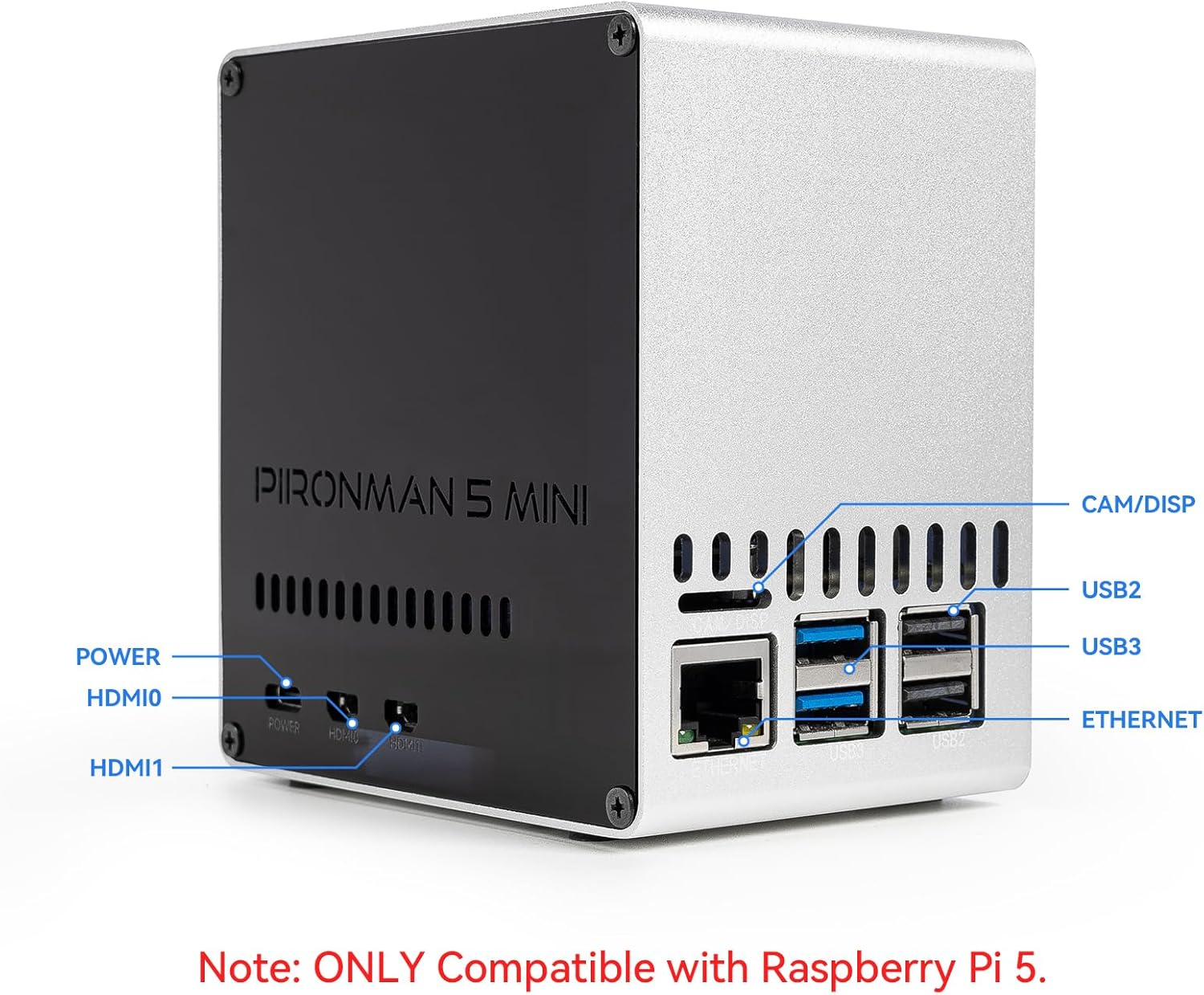 Pironman 5-Mini NVMe M.2 SSD P - Raspberry Pi Ai Kit Hailo-8L incelemesi ve fiyatı