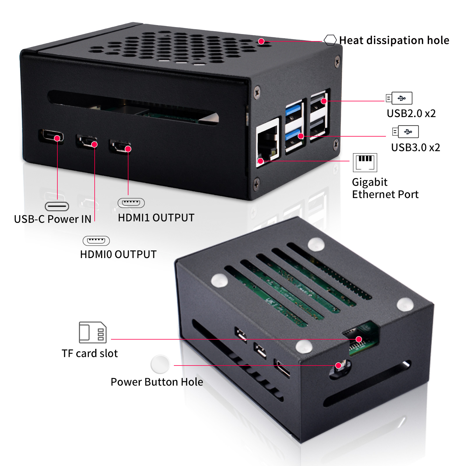 52Pi Raspberry Pi 5 Metal Kasa - Argon One V3 M.2 Nvme Case incelemesi ve fiyatı