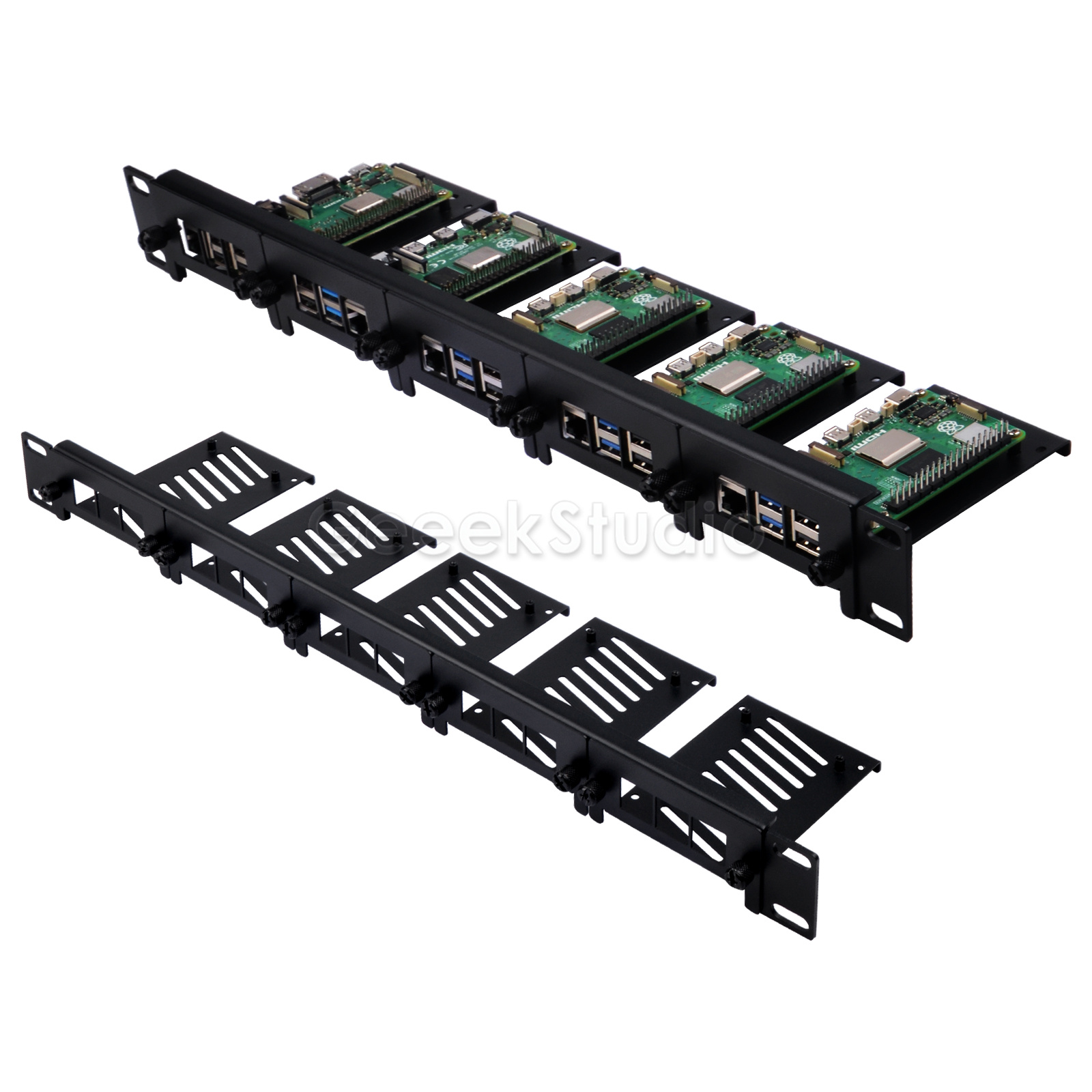 Raspberry Pi 5/4B/3B+ için 1U  - Raspberry Pi Rackmount 1U 19 Inch incelemesi ve fiyatı
