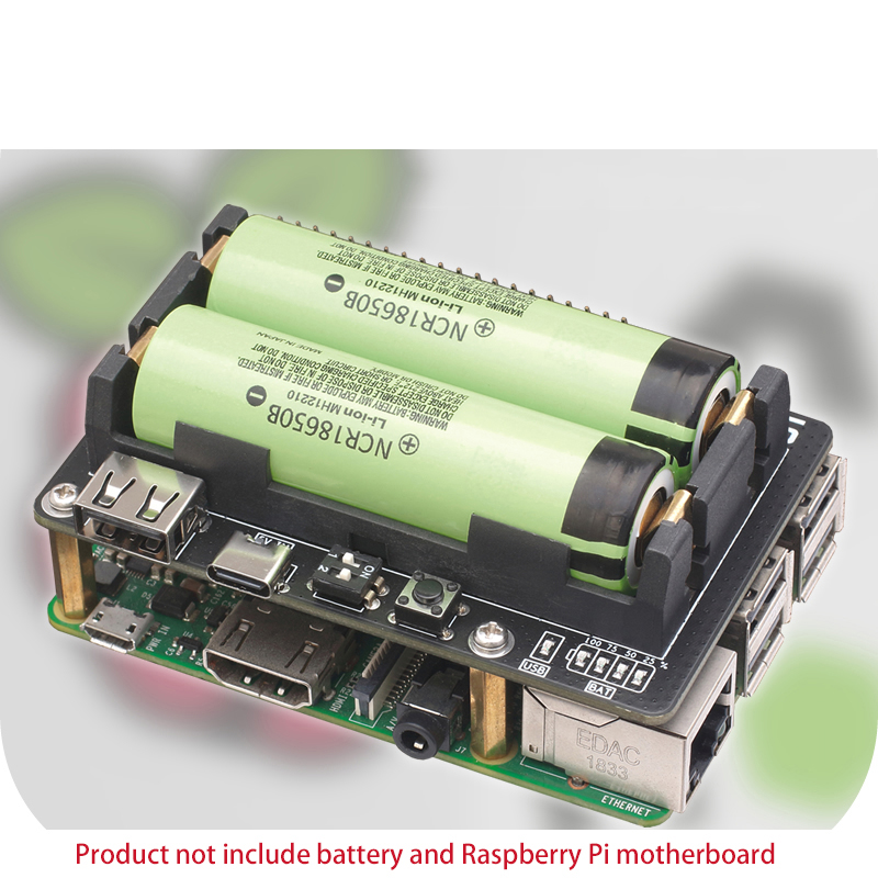 Ahududu Pi 18650 UPS kesintisi - Raspberry Pi Uninterrupted Power Supply Ups 18650 incelemesi ve fiyatı