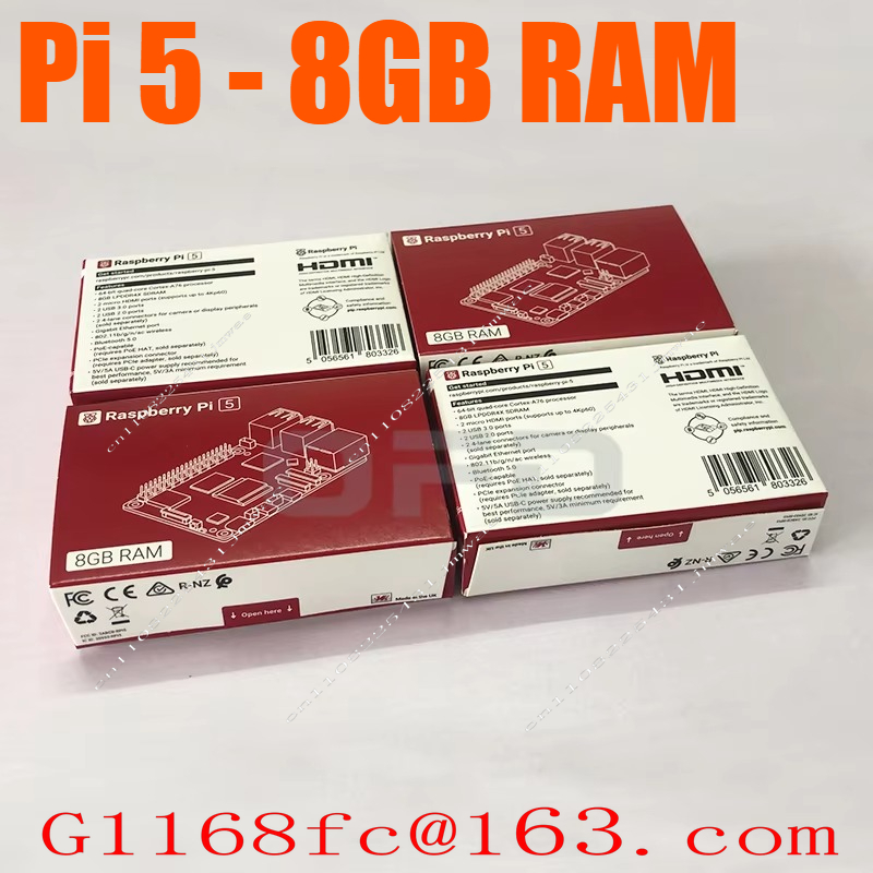Pi 5 2GB/4GB/8GB Bellek Gelişt - Raspberry Pi 5 8Gb Board incelemesi ve fiyatı